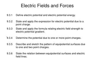 a force or attraction or repulsion is associated with charge