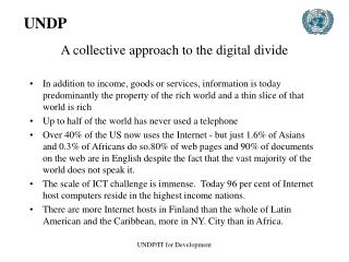 A collective approach to the digital divide