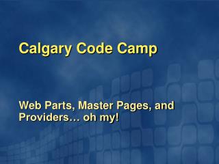 Calgary Code Camp