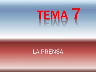 TEMA 7