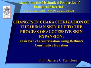 CHANGES IN CHARACTERIZATION OF THE HUMAN SKIN DUE TO THE PROCESS OF SUCCESSIVE SKIN EXPANSION: