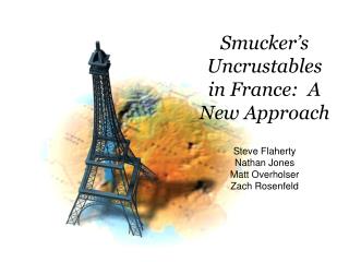 Smucker’s Uncrustables in France: A New Approach