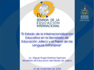 CONCEPTUALIZACIÓN: LA EDUCACIÓN INTERNACIONAL