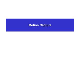 Motion Capture