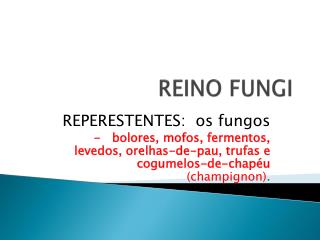 REINO FUNGI