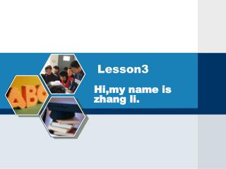 Hi,my name is zhang li.