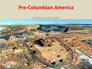 Pre-Columbian America