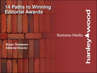 14 Paths to Winning Editorial Awards