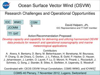 Ocean Surface Vector Wind (OSVW)