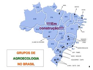 GRUPOS DE AGROECOLOGIA NO BRASIL