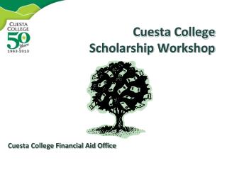 Cuesta College Scholarship Workshop