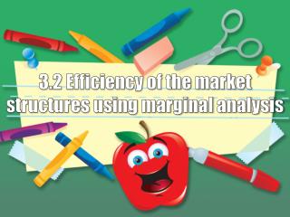 3.2 Efficiency of the market structures using marginal analysis