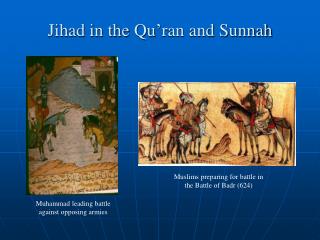 Jihad in the Qu’ran and Sunnah