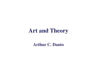 Art and Theory