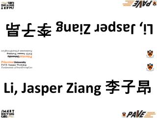 Li, Jasper Ziang 李子昂