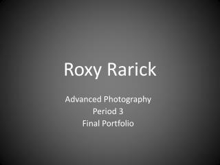 Roxy Rarick
