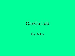 CanCo Lab