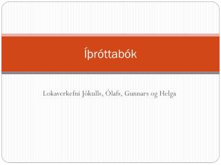 Íþróttabók