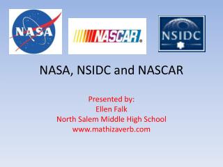 NASA, NSIDC and NASCAR