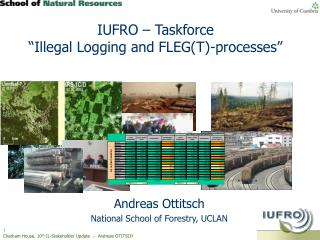 IUFRO – Taskforce “Illegal Logging and FLEG(T)-processes”