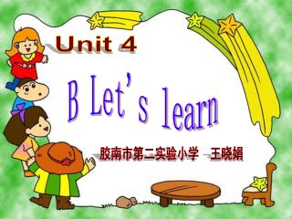 B Let's learn
