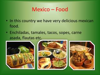 Mexico – Food