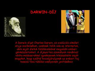 DARWIN-DÍJ