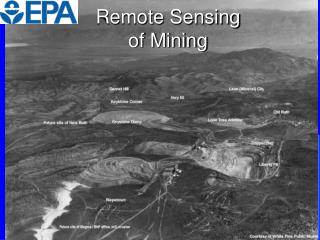 Remote Sensing of Mining