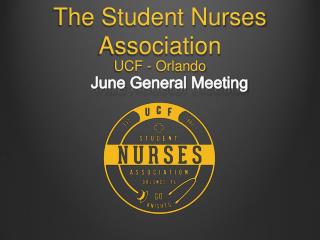 The Student Nurses Association