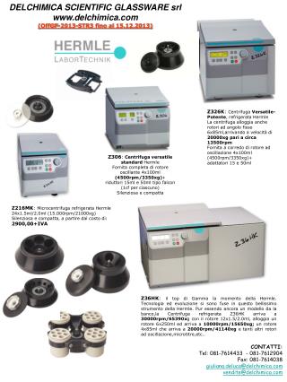 Z216MK : Microcentrifuga refrigerata Hermle 24x1.5ml/2.0ml (15.000rpm/21000xg)