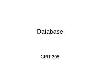 Database