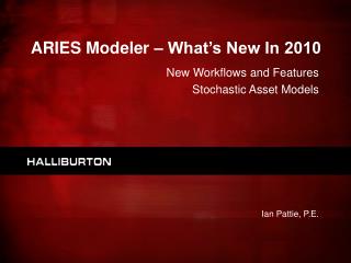 ARIES Modeler – What’s New In 2010