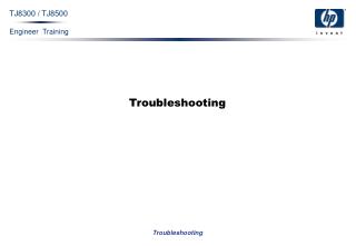 Troubleshooting