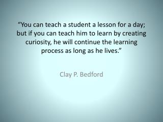 Clay P. Bedford
