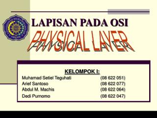 LAPISAN PADA OSI