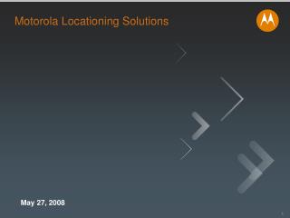 Motorola Locationing Solutions