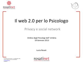 Il web 2.0 per lo Psicologo