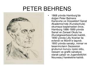 PETER BEHRENS