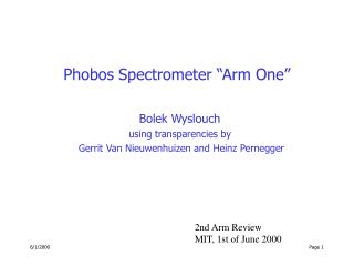 Phobos Spectrometer “Arm One”