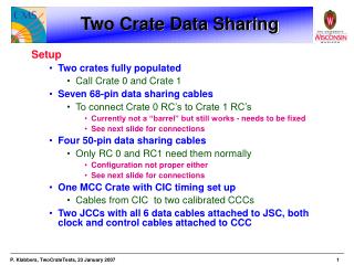 Two Crate Data Sharing