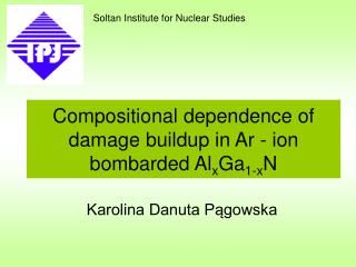 Compositional dependence of damage buildup in Ar - ion bombarded Al x Ga 1-x N