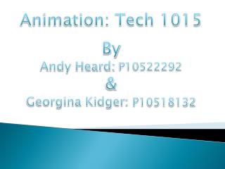 Animation: Tech 1015