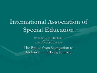 International Association of Special Education
