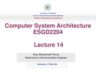 Eng. Mohammed Timraz Electronics &amp; Communication Engineer