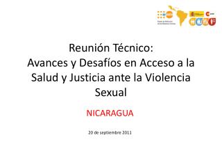 Reunión Técnico: Avances y Desafíos en Acceso a la Salud y Justicia ante la Violencia Sexual