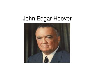 John Edgar Hoover