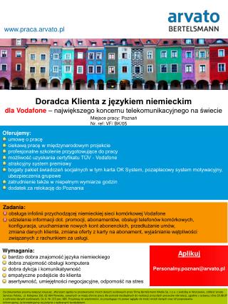 Doradca Klienta z językiem niemieckim
