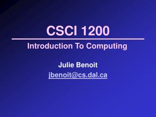 CSCI 1200