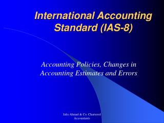 accounting ias standard international presentation ppt powerpoint