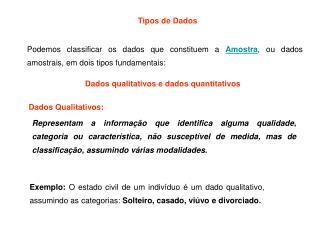 Tipos de Dados